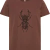 GROBUND Alfie t-shirten - den i chokoladebrun med eghjort