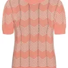 GROBUND Almine tee - den med zigzag i melon