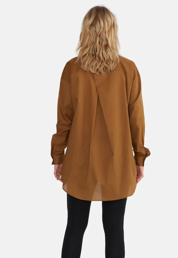 GROBUND Liva skjorten - den oversize i kanel