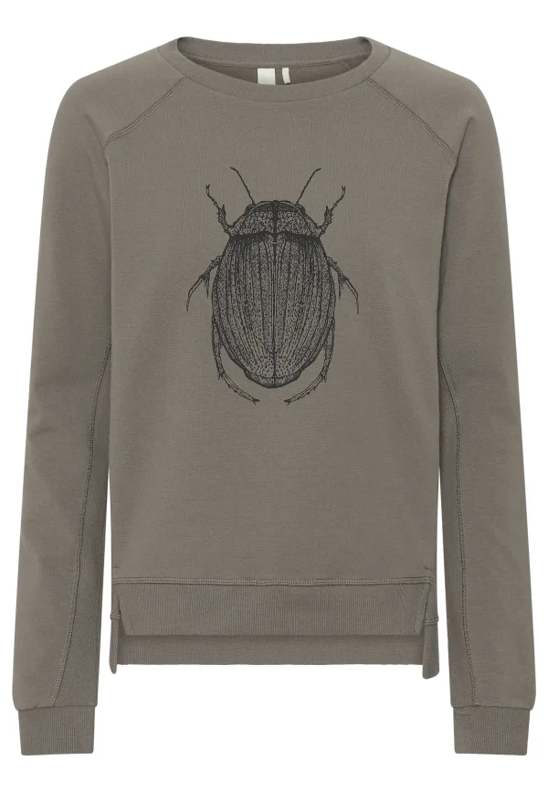 GROBUND Martha sweatshirten - den i muskat med vandkalv