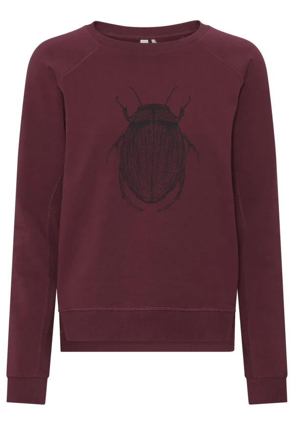 GROBUND Martha sweatshirten - den i brombær med vandkalv