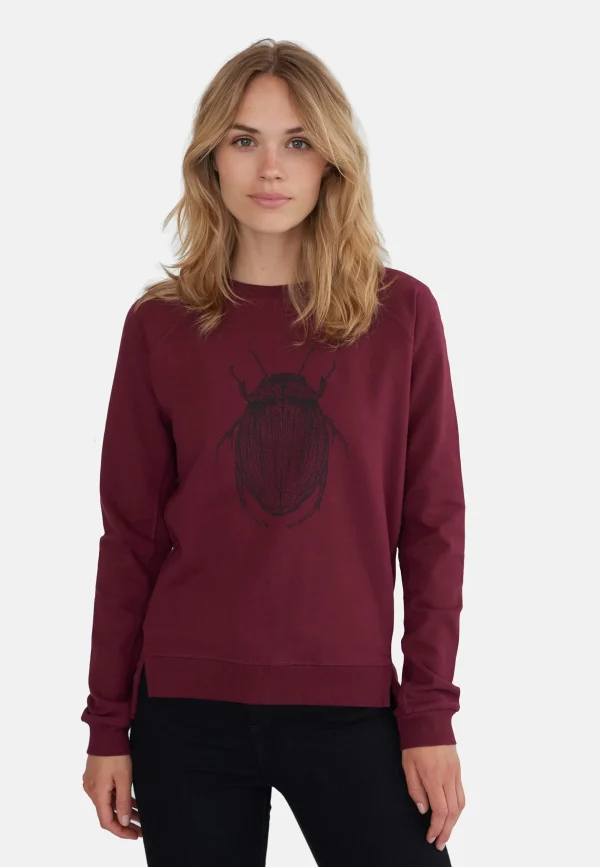 GROBUND Martha sweatshirten - den i brombær med vandkalv