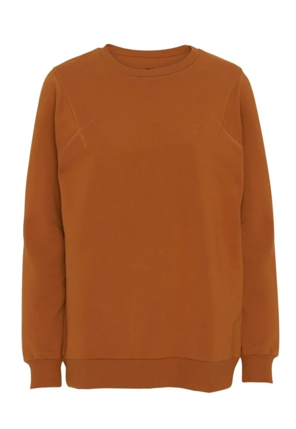 GROBUND Sava sweatshirten - den oversize i brændt orange